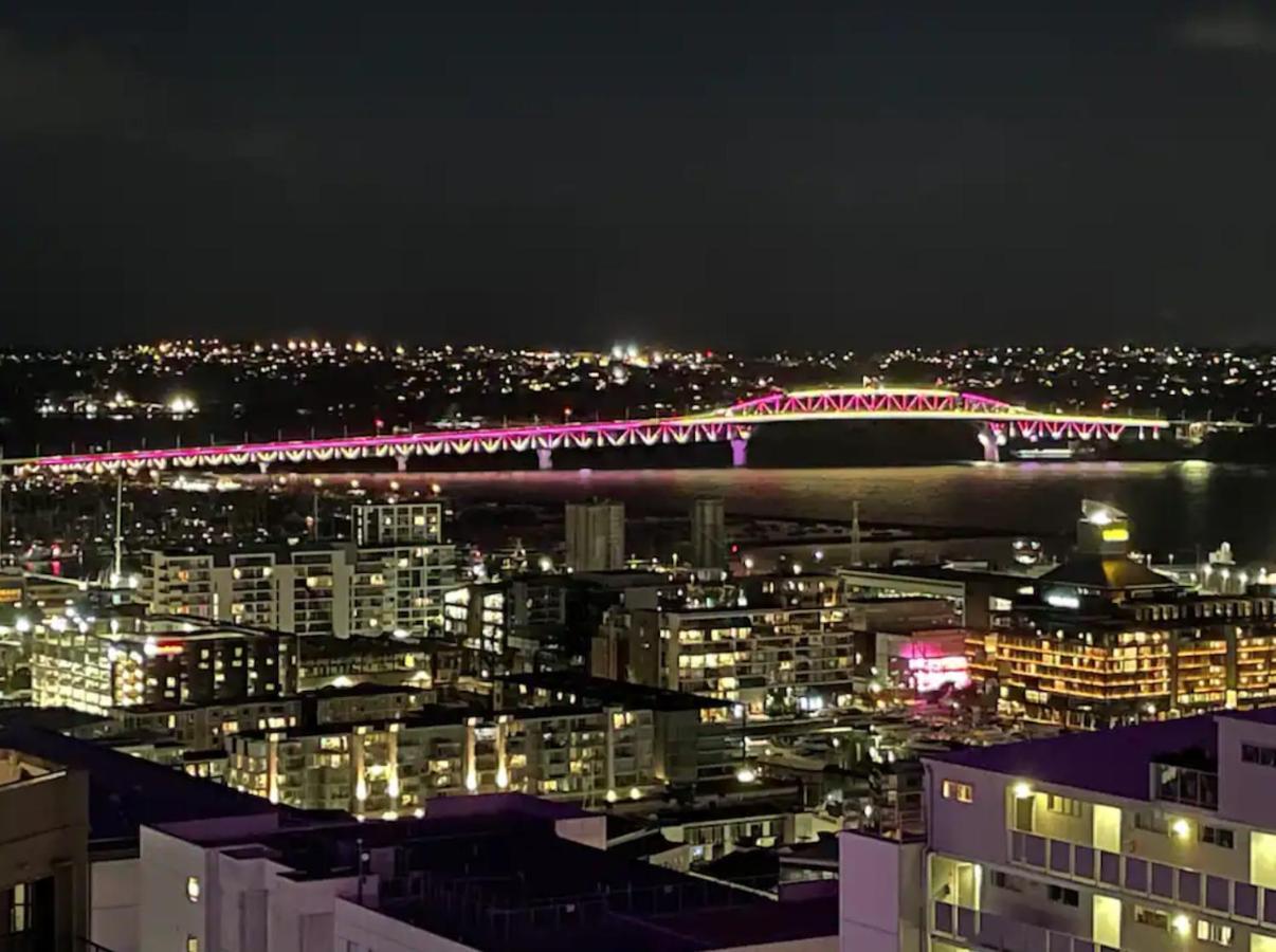 Skytower View And Seaview 2 Bedroom Apartment Auckland Buitenkant foto