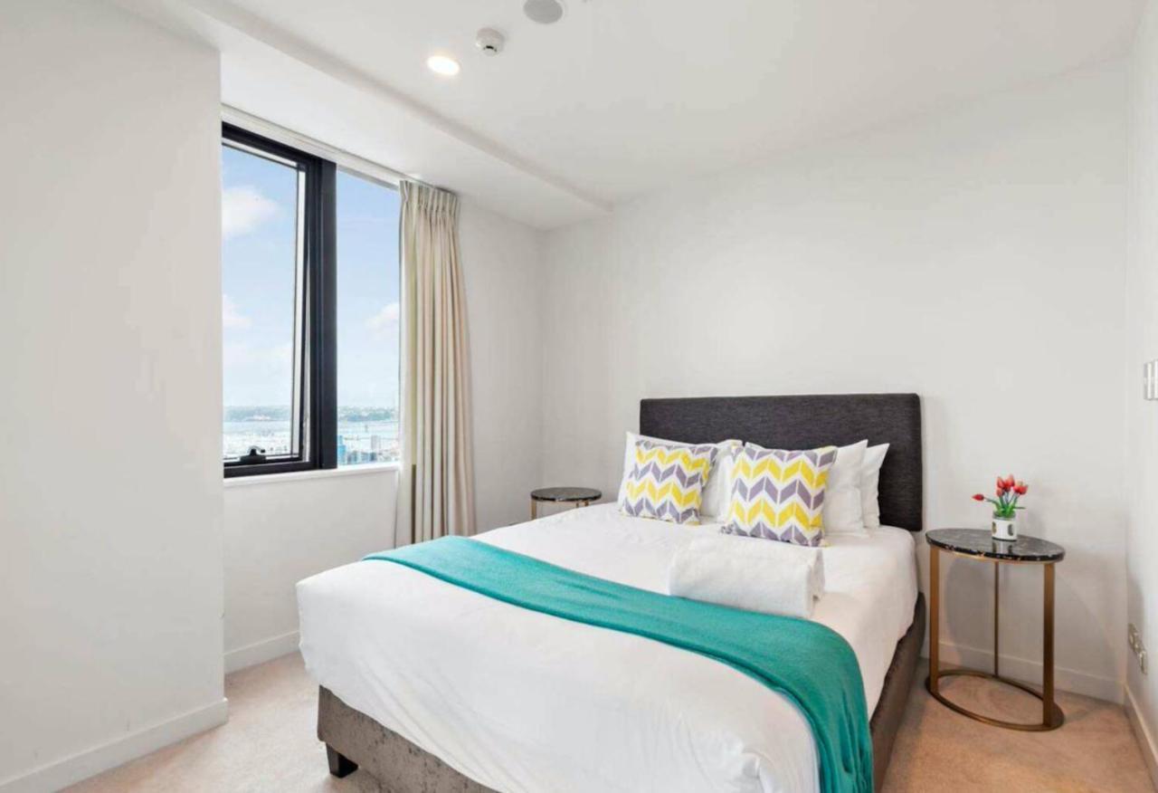 Skytower View And Seaview 2 Bedroom Apartment Auckland Buitenkant foto